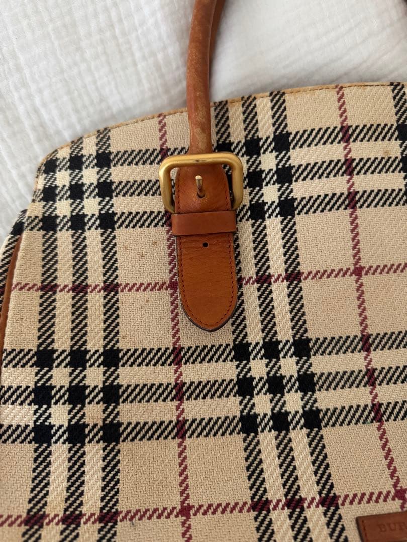 バーバリー　ハンドバッグ　ビンテージ