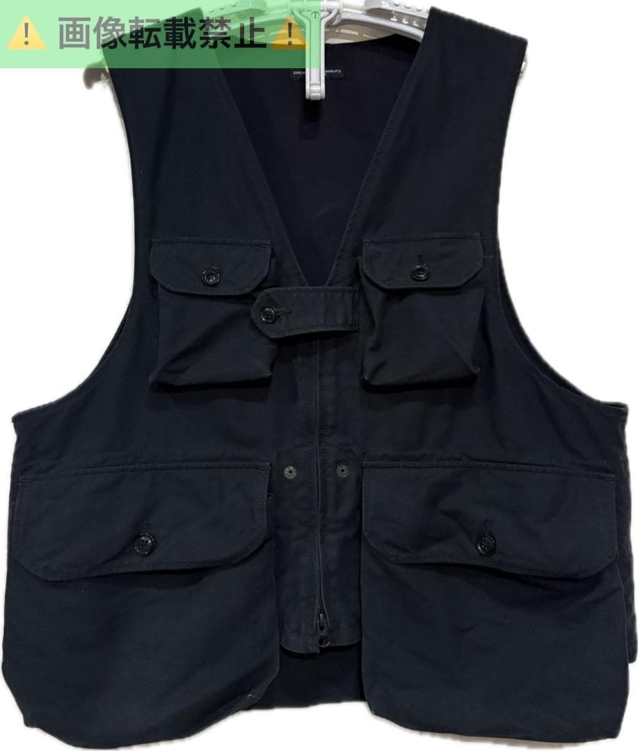 ＊エンジニアードガーメンツ Fowl Vest /ロング丈 米国製 L