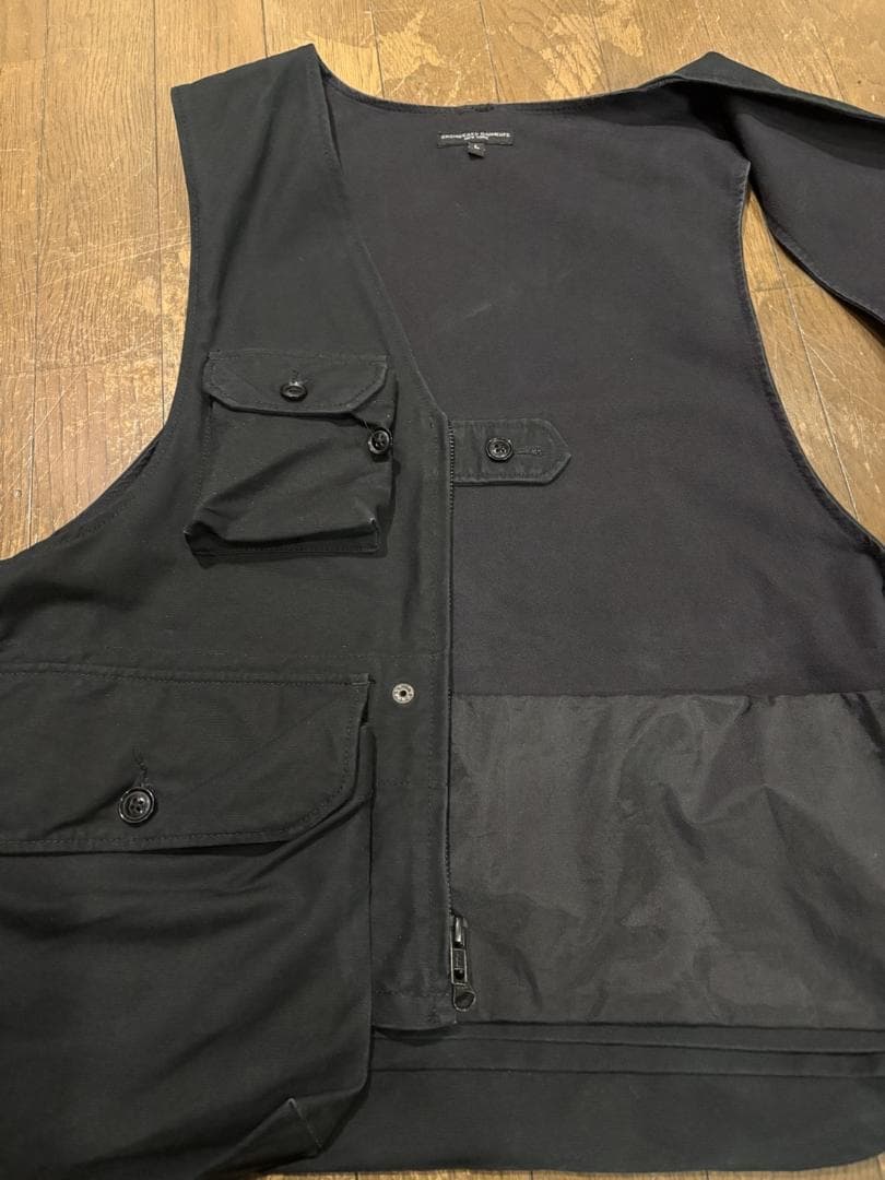 ＊エンジニアードガーメンツ Fowl Vest /ロング丈 米国製 L