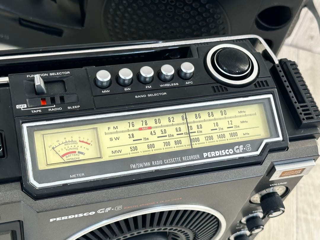 動作品| 日立HITACHIラジオカセットレコーダーTRK-5160 昭和レトロ