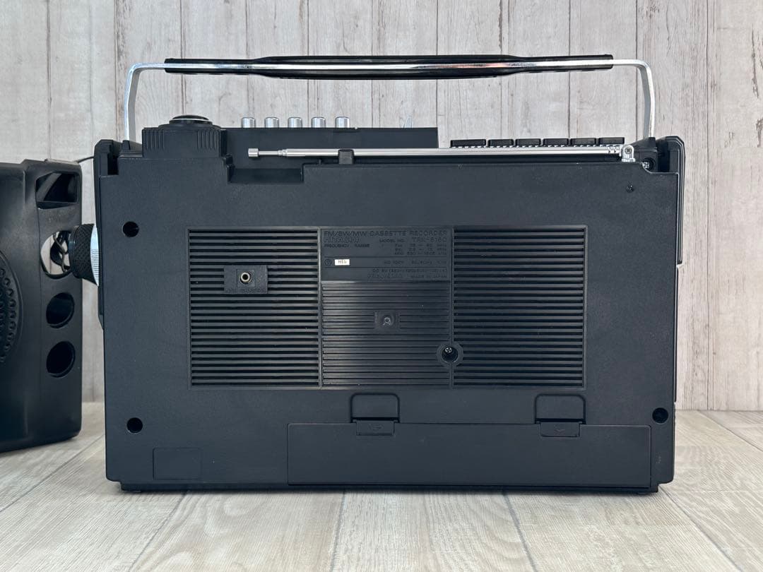 動作品| 日立HITACHIラジオカセットレコーダーTRK-5160 昭和レトロ