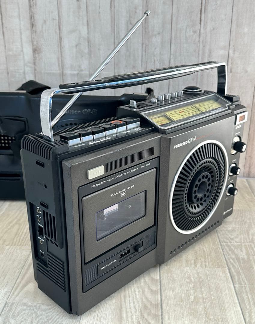 動作品| 日立HITACHIラジオカセットレコーダーTRK-5160 昭和レトロ