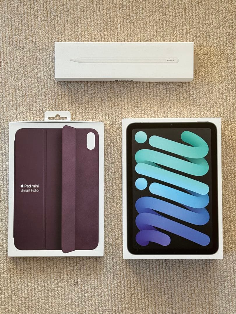 iPad mini6 Wifi 64GB apple pencil2+純正カバー