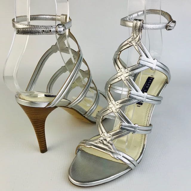 新品未使用★ラルフローレンコレクション★パープルレーベル レザー サンダル(8)