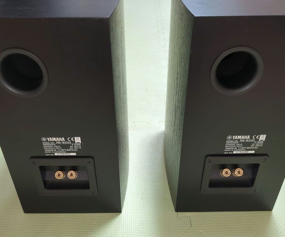 YAMAHA NS-B330 ブックシェルフスピーカー (ブラック) ペア