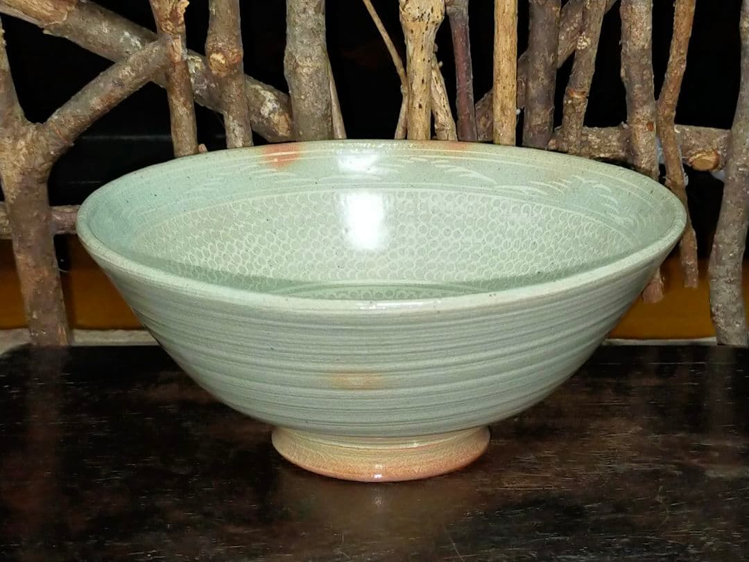 3点まとめて♥韓国♥　人間国宝　♥　青坡窯　李殷九　茶碗　桐箱付き　茶道具