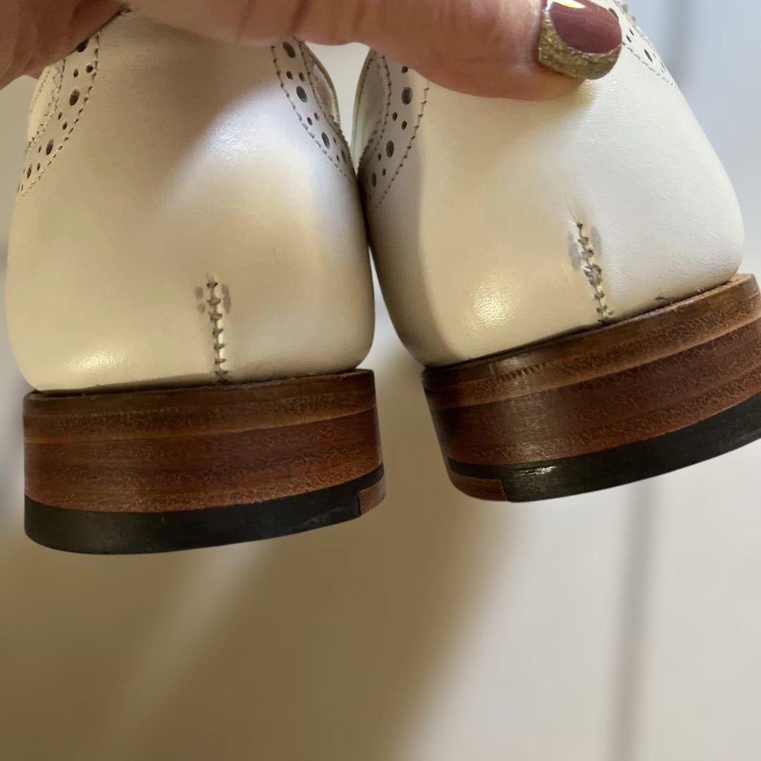 Tricker's ホワイトレザー ローファー