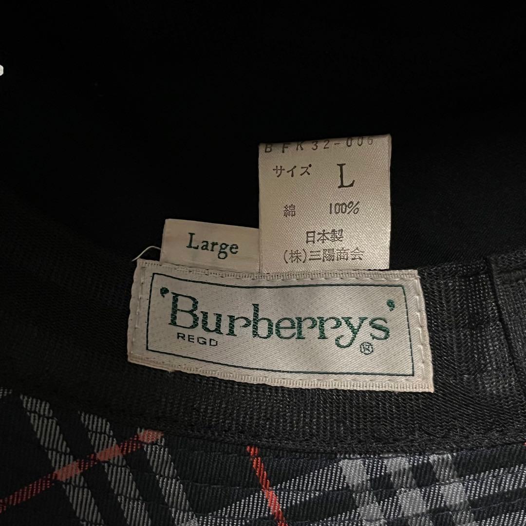 新品 Burberrys バーバリー チェック バケットハット 帽子
