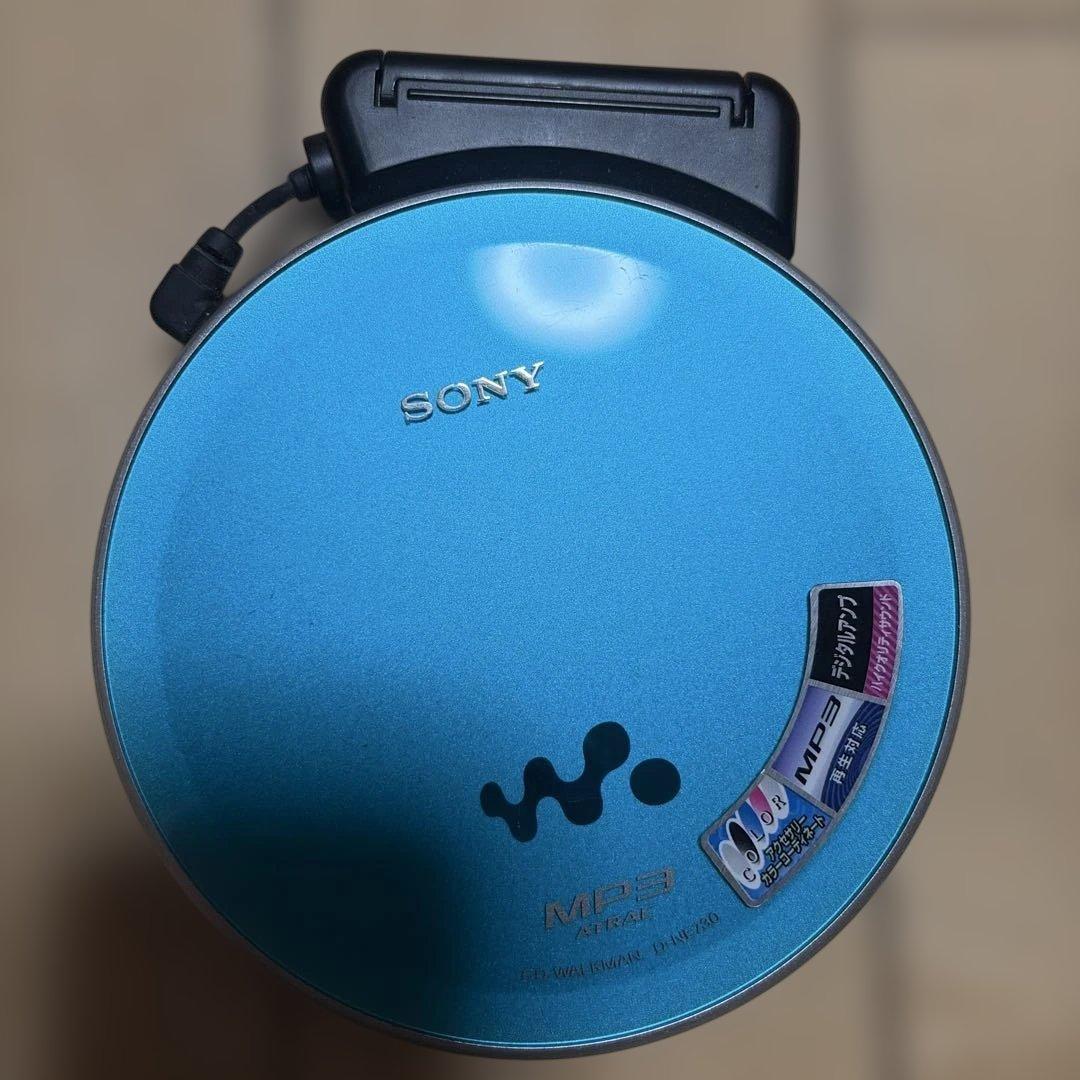 SONY ウォークマンD NE730 青 イヤフォン付き