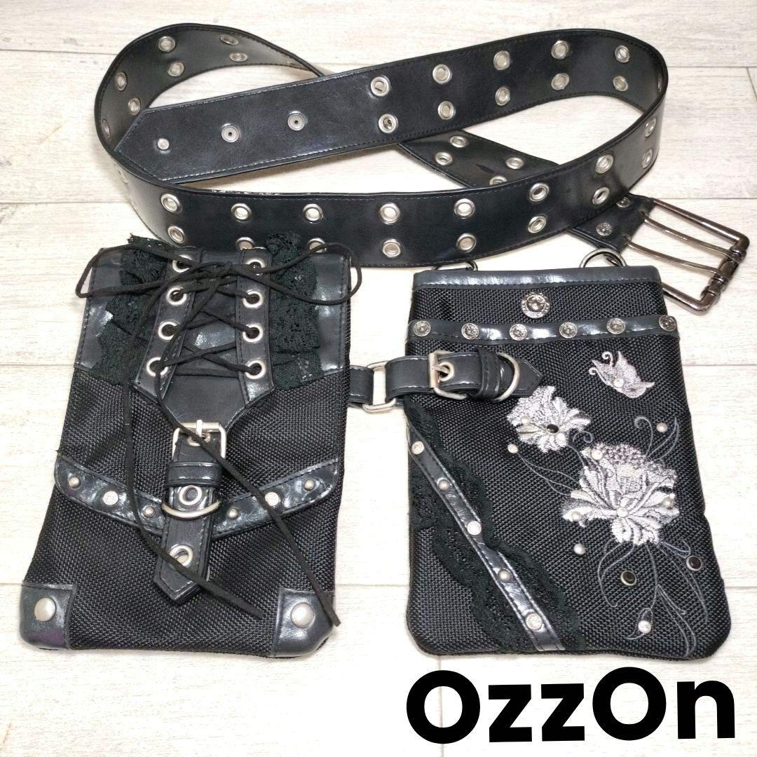 Ozz Onオッズオンジャパン　ウエストポーチ　バック　レースアップ