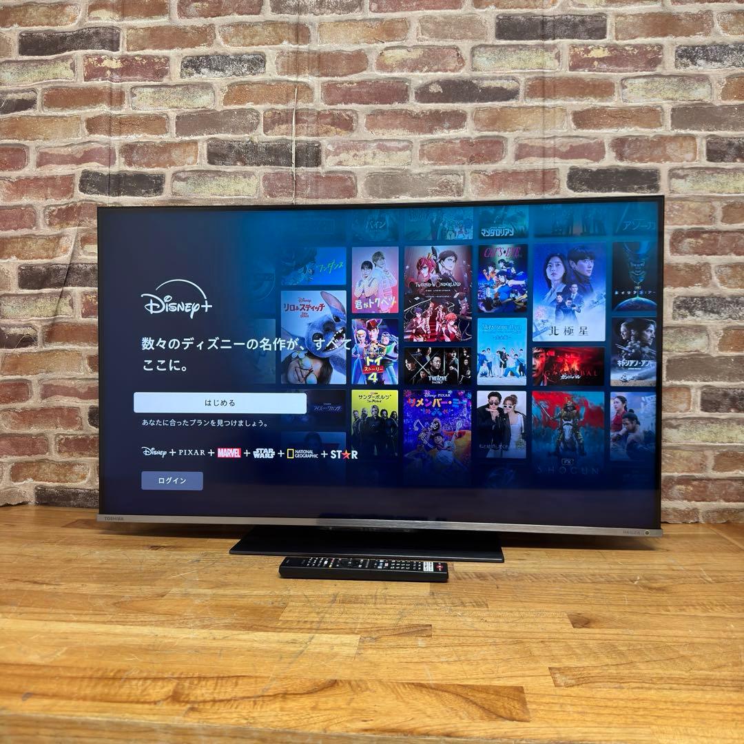 東芝 43V型 4K 液晶テレビ REGZA 43Z670K動画配信アプリ搭載