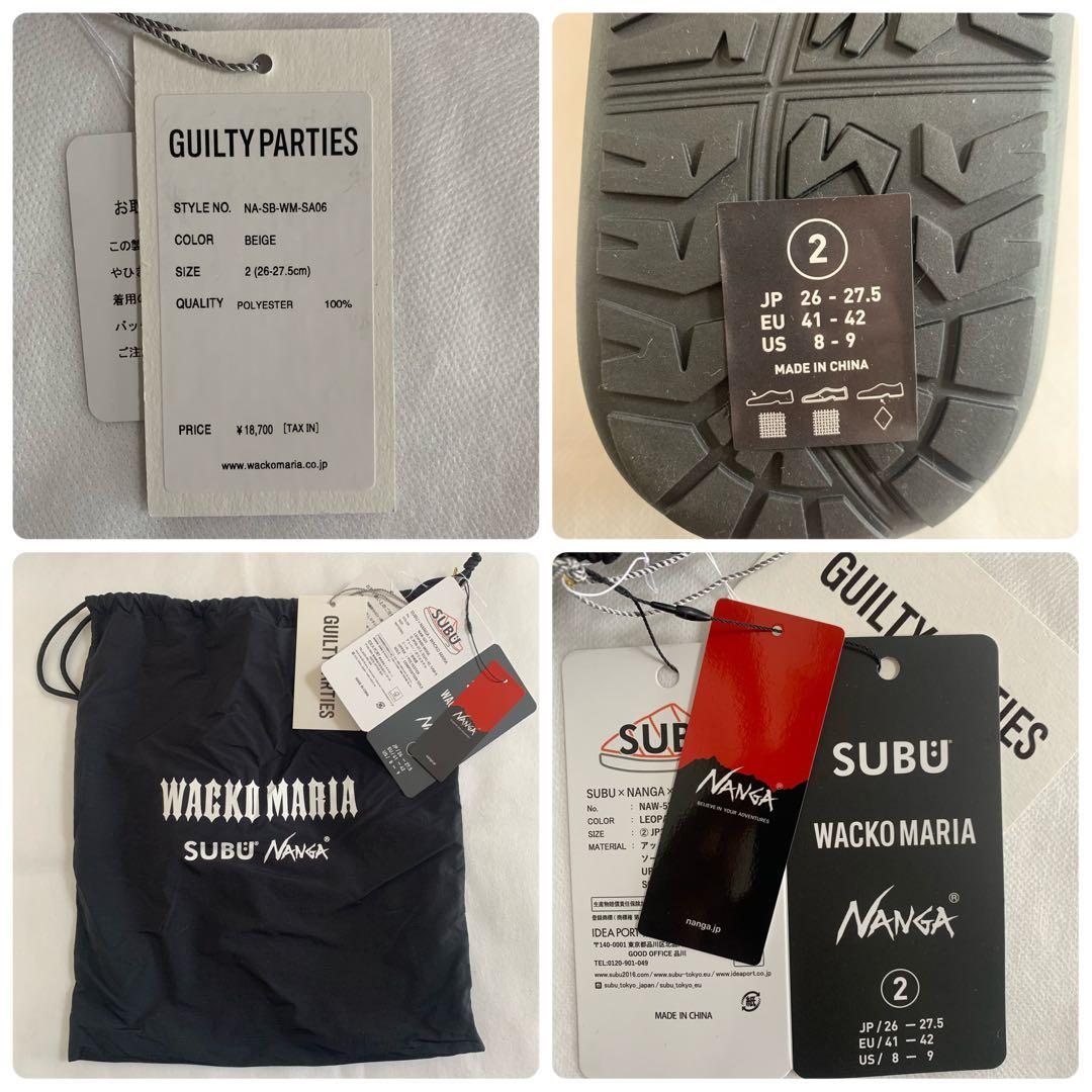 2【WACKOMARIA】AURORA SANDAL／新品タグ付／送料込