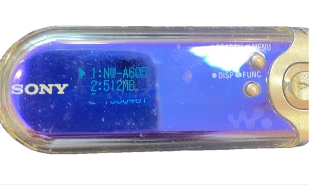 SONY WALKMAN ウォークマン NW-A605 ブルー 現状品