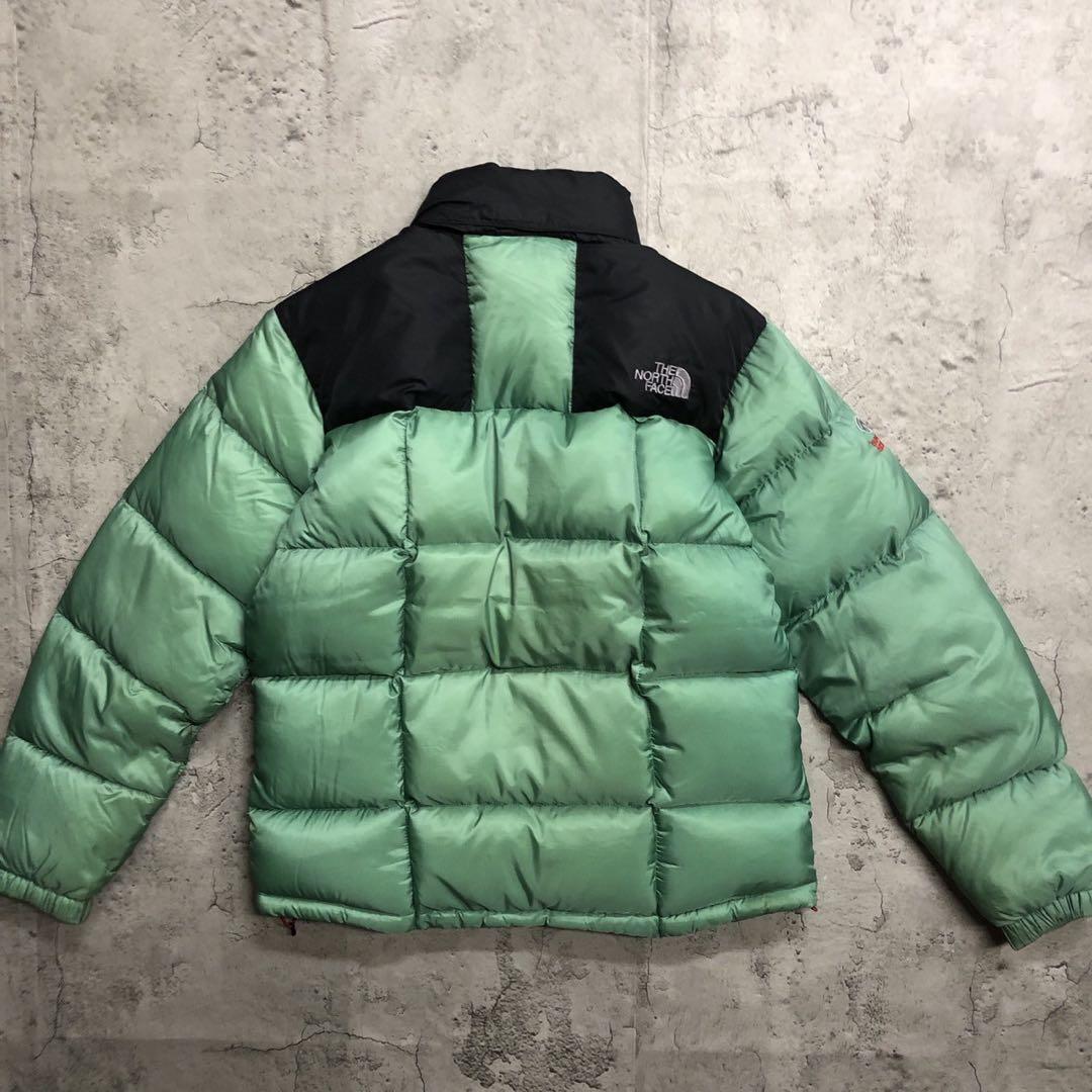 ザノースフェイス　800フィル　ローツェ　ダウンジャケット　グリーン　ヌプシ