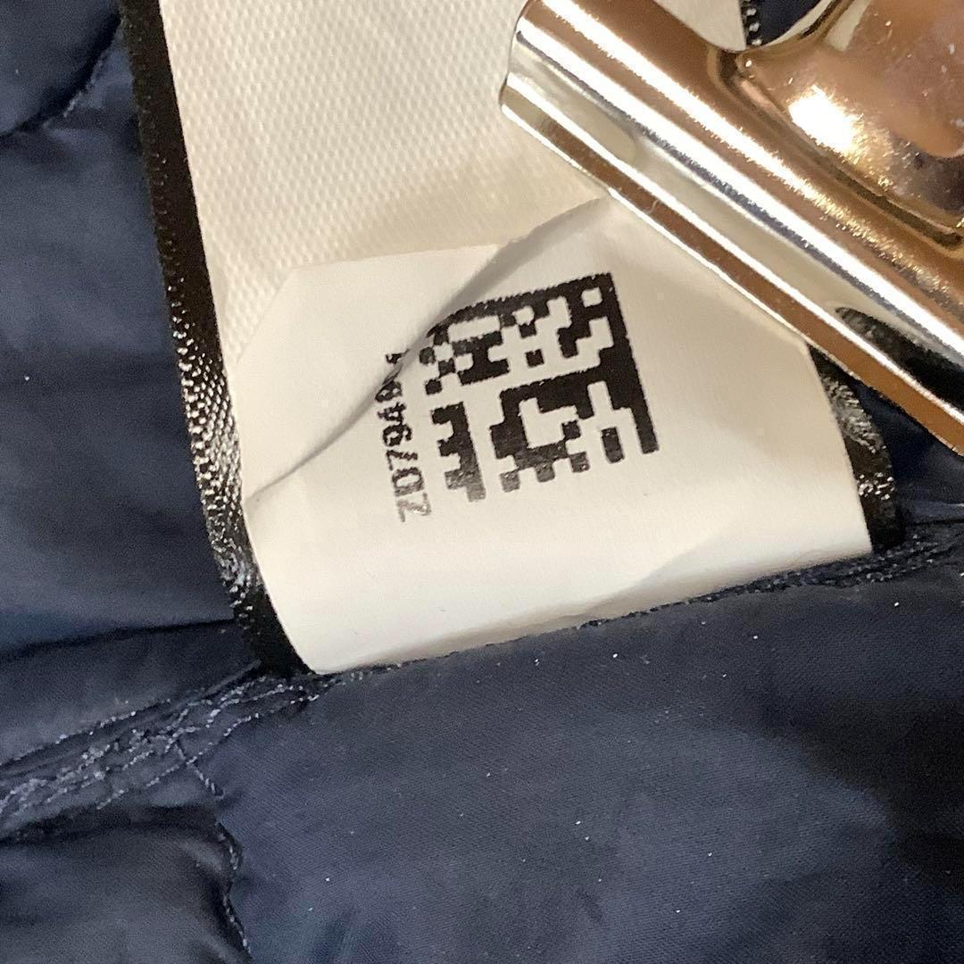 ○美品 ノースフェイス 中綿ベスト THERMOBALL 刺繍ロゴ ネイビー L