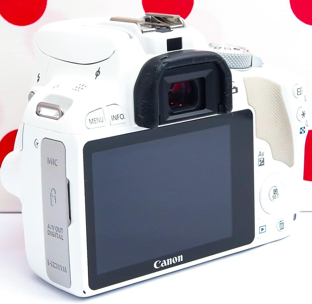 Canon kiss x7❤スマホに転送！❤入門用一眼レフ❤可愛いホワイトカラー