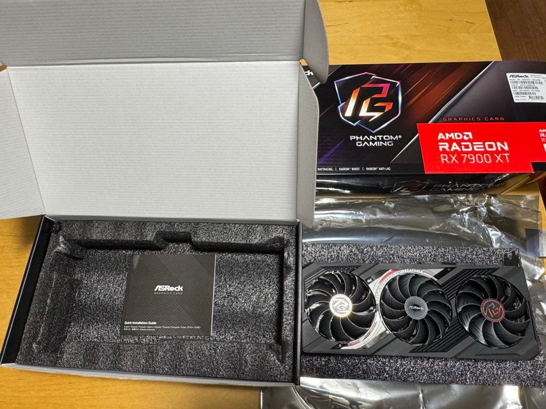 グラフィックボード・グラボ・ビデオカード ASRock RX 7900 XT Phantom Gaming 20GB OC