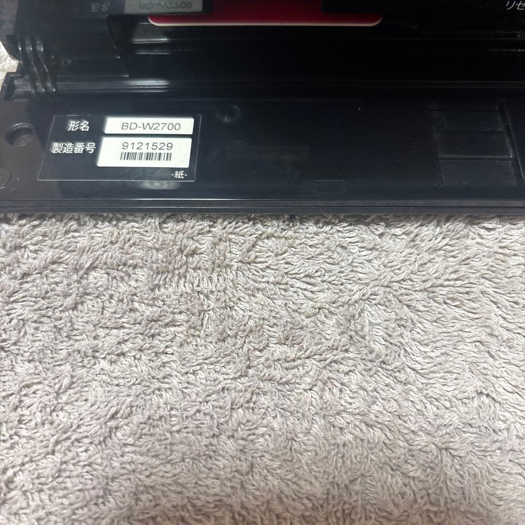 AQUOS Blu-rayレコーダー BD-W2700 動作確認済