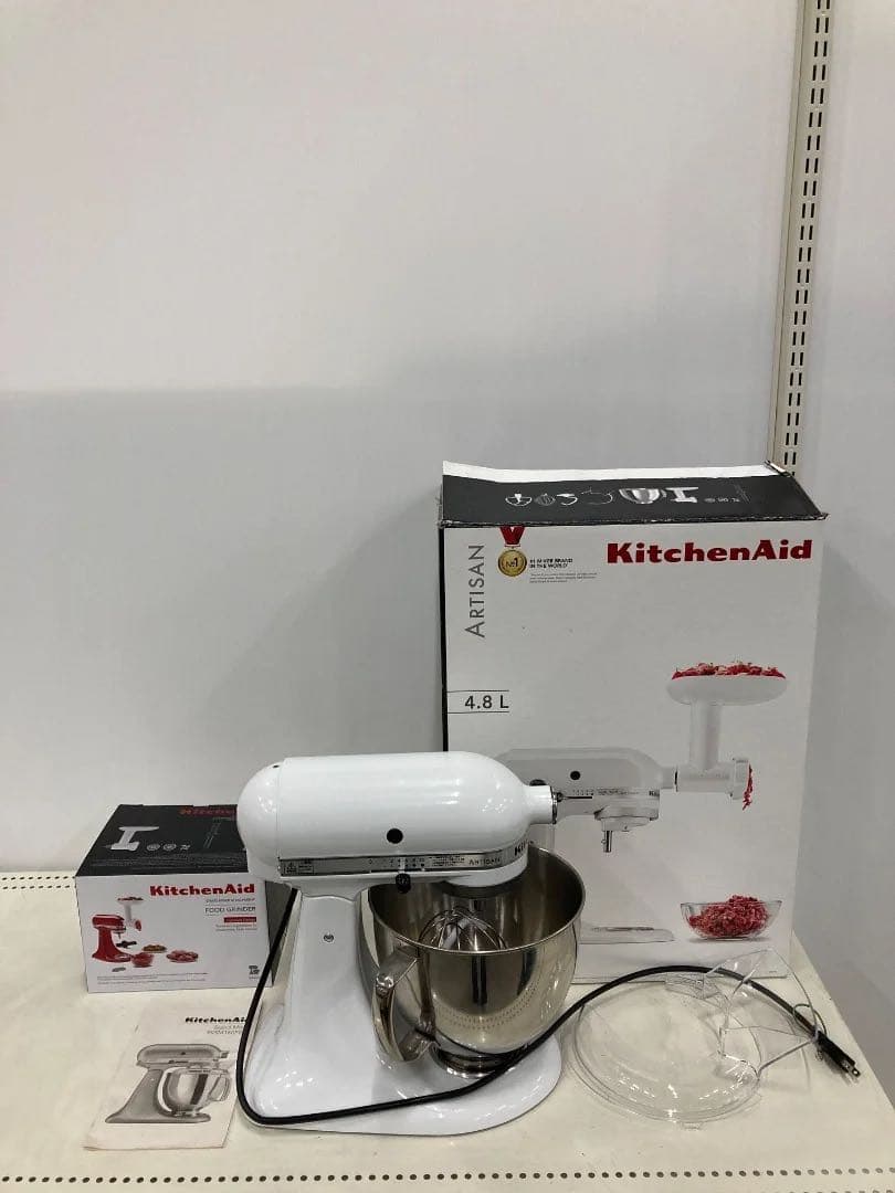 【未使用品】Kitchen Aid スタンドミキサ－ 9KSM160FGA