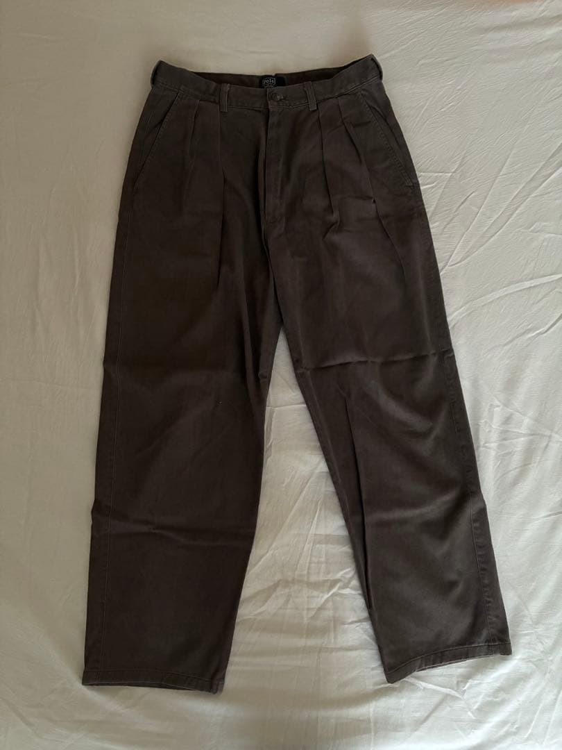 ぼ*ん様 Ralph Lauren 2tucks CHINO Pants USA