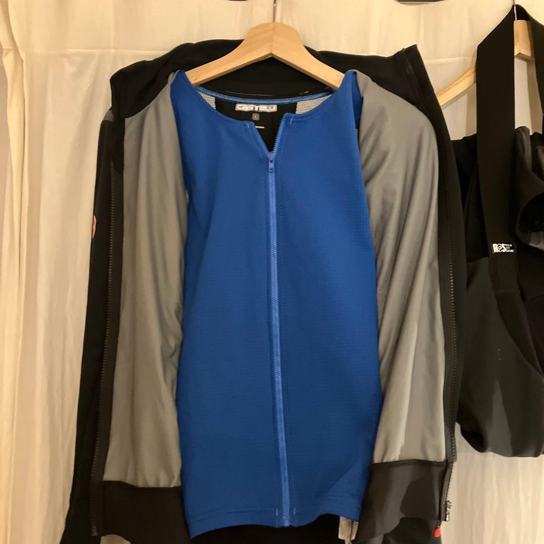 美品 カステリ GORE-TEX ジャケット ビブタイツセット Lサイズ