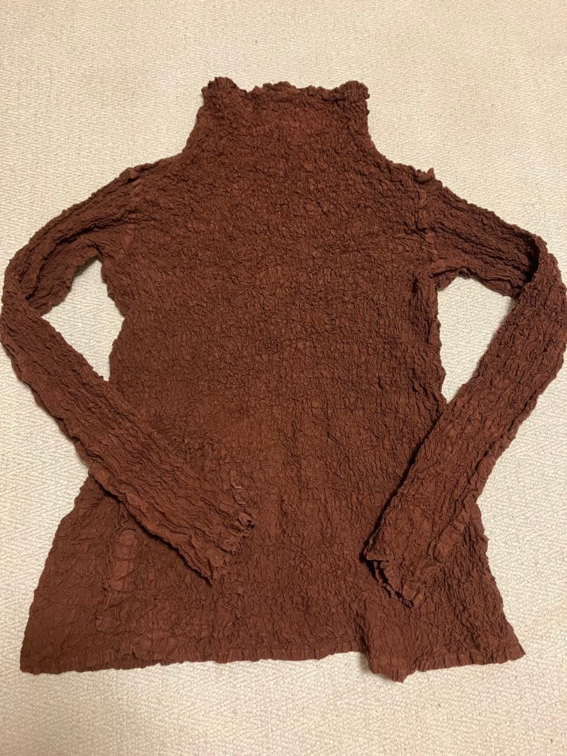 ミーバイイッセイミヤケ ハイネック カットソー 長袖