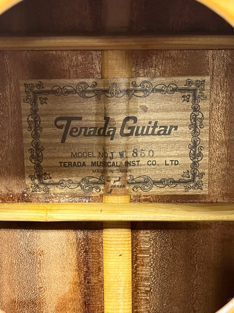 M312 Teradaテラダギター JW-850 アコースティックギター日本製