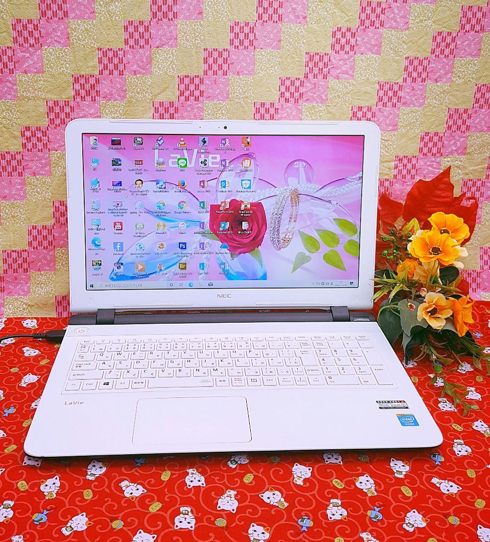 薄型NEC/Win11/新品SSD256G/高速メモリ8G/カメラ/高年式モデル