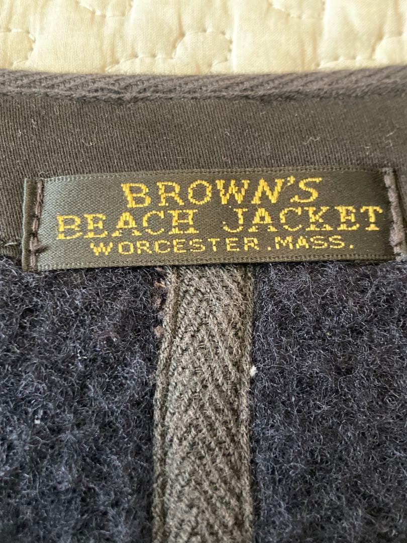 BROWN’S BEACH ブラウンズビーチ　ベスト　ごま塩　ロストヒルズ復刻