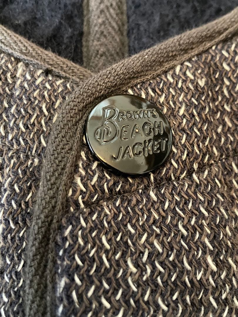 BROWN’S BEACH ブラウンズビーチ　ベスト　ごま塩　ロストヒルズ復刻