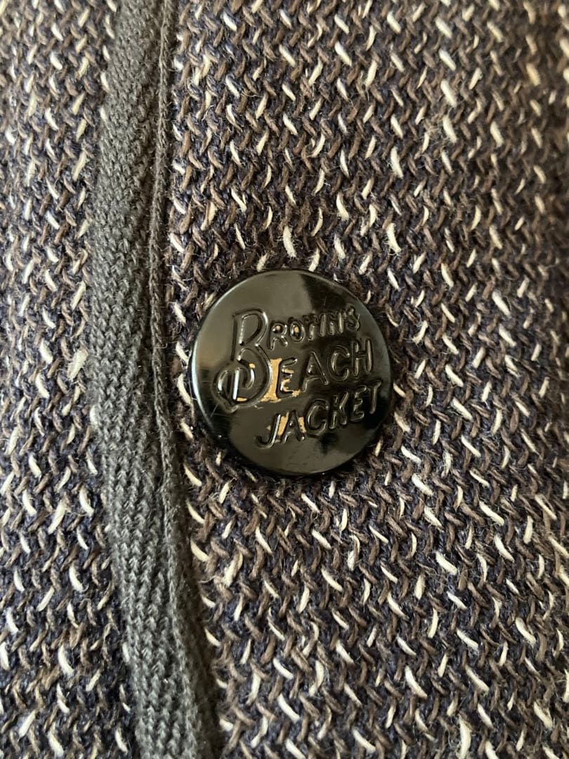 BROWN’S BEACH ブラウンズビーチ　ベスト　ごま塩　ロストヒルズ復刻