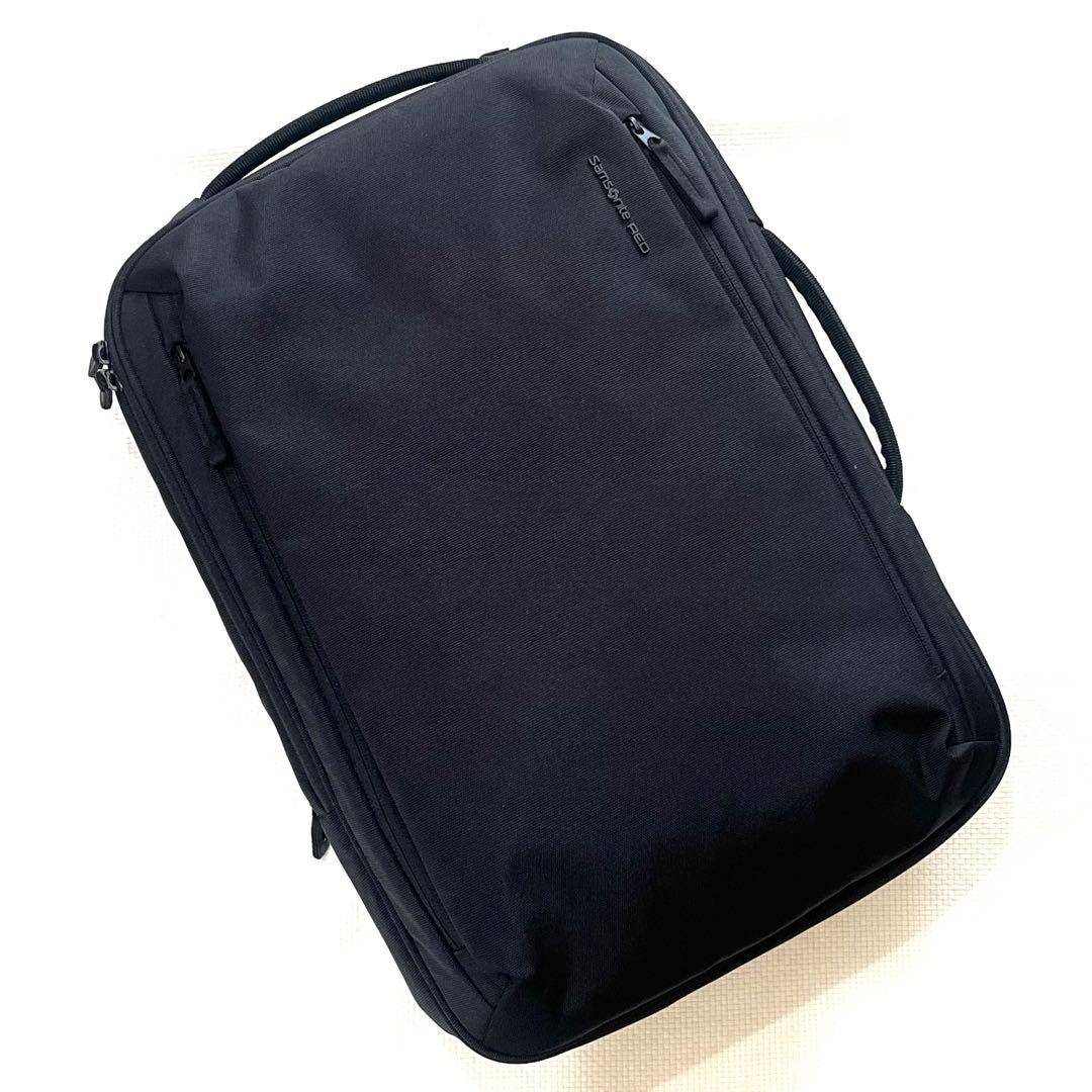 未使用★サムソナイト レッド DOMANN ドマン リュック Samsonite