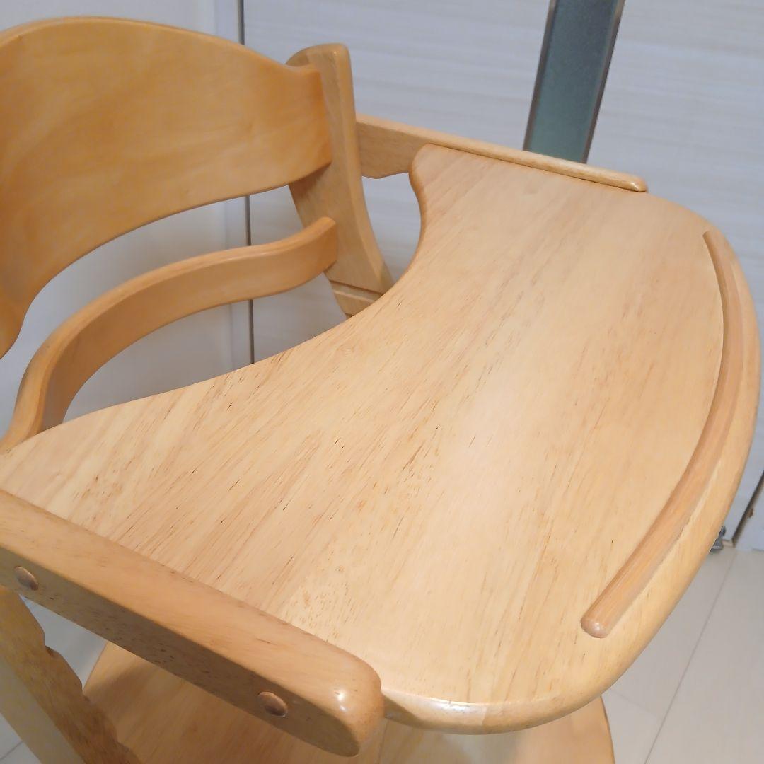 ☆美品☆大和屋　すくすくチェア イーエヌ　テーブル＆ガード付
