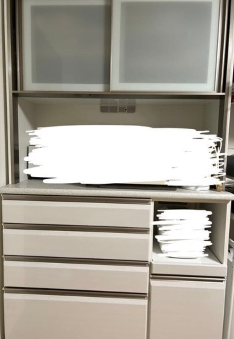 キッチンボード　大理石調 マーブル　ニトリ　幅120