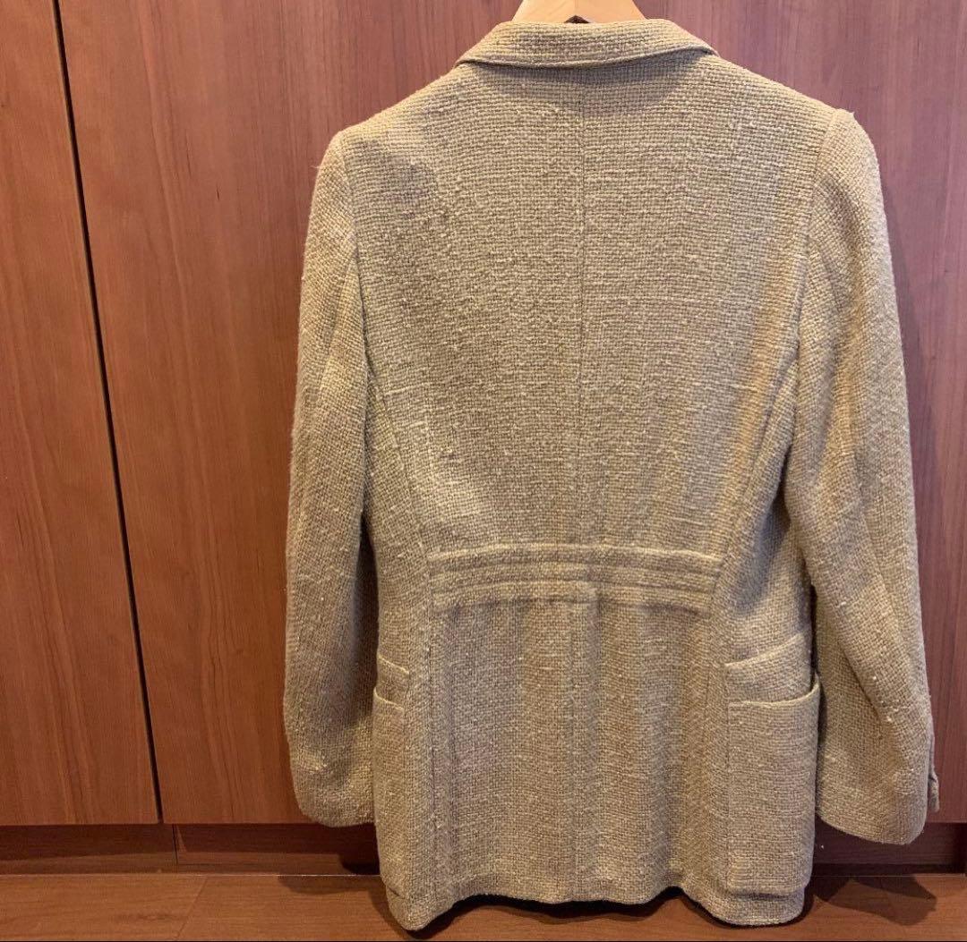 イヴ・サンローラン・リヴゴーシュ　トムフォード期　シルク混 ジャケット 50R