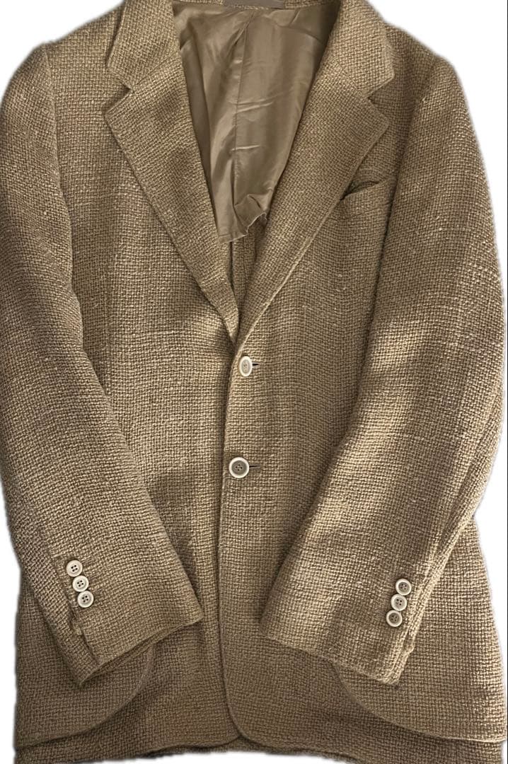 イヴ・サンローラン・リヴゴーシュ　トムフォード期　シルク混 ジャケット 50R