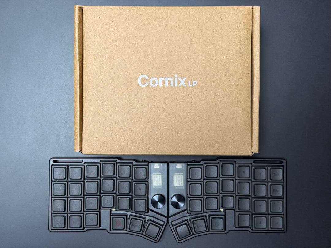 Cornix LP 無線分割キーボード New Black