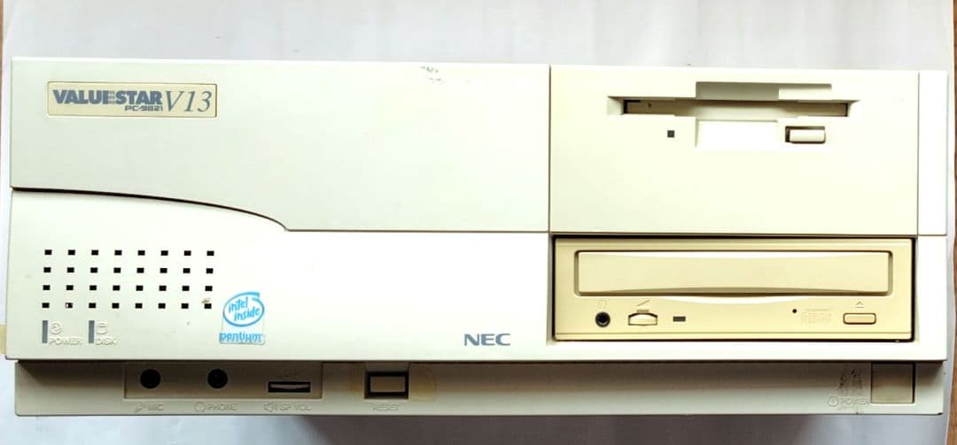 【動作確認済】NEC PC-9821 V13　RAM63MB・LANポート増設