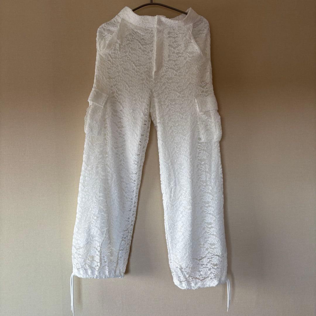 POPPY レースカーゴパンツ