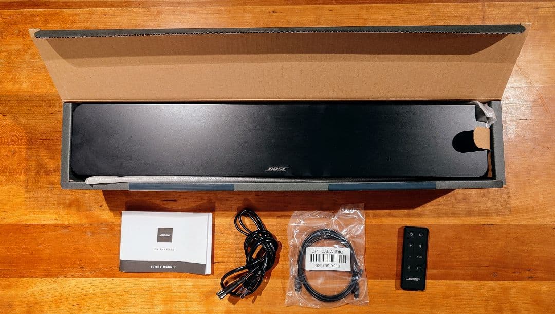 HDMIケーブル付　BOSETVSpeaker SINGLE BLK100VJP