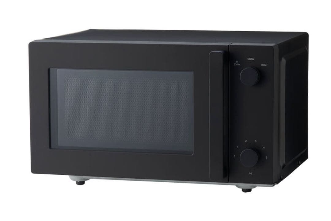 ツインバード 電子レンジ DR-E268 ブラック フラット庫内 美品 保証付