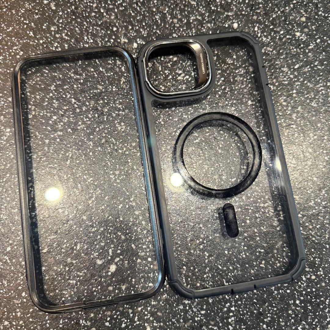 Apple iPhone 15 PLUS ブラック 本体とケース