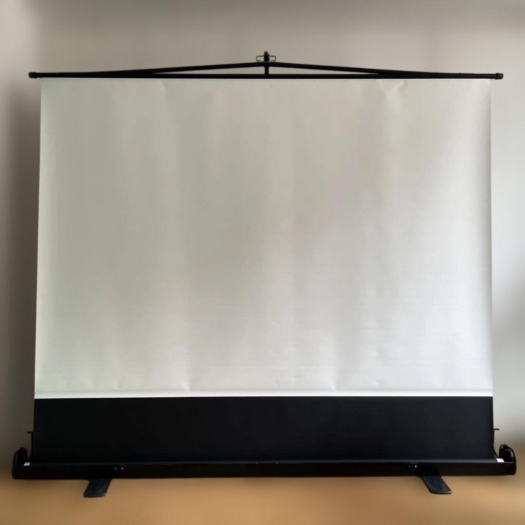 【傷汚れあり】自立型 立上げ式スクリーン MS-FN オーエス製 (80インチ)