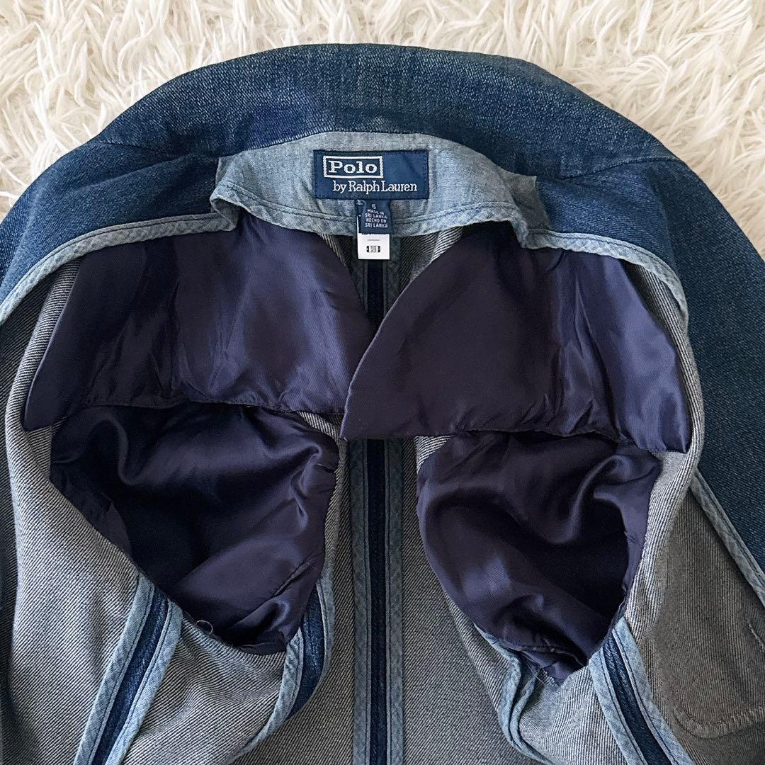 美品✨ポロバイラルフローレン ダブルブレストデニムブレザー 2023 QR付 6
