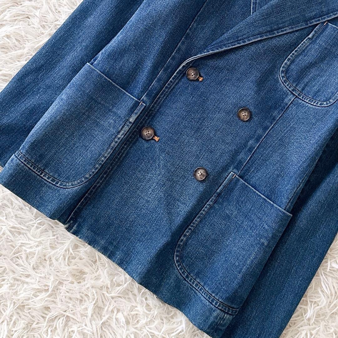 美品✨ポロバイラルフローレン ダブルブレストデニムブレザー 2023 QR付 6
