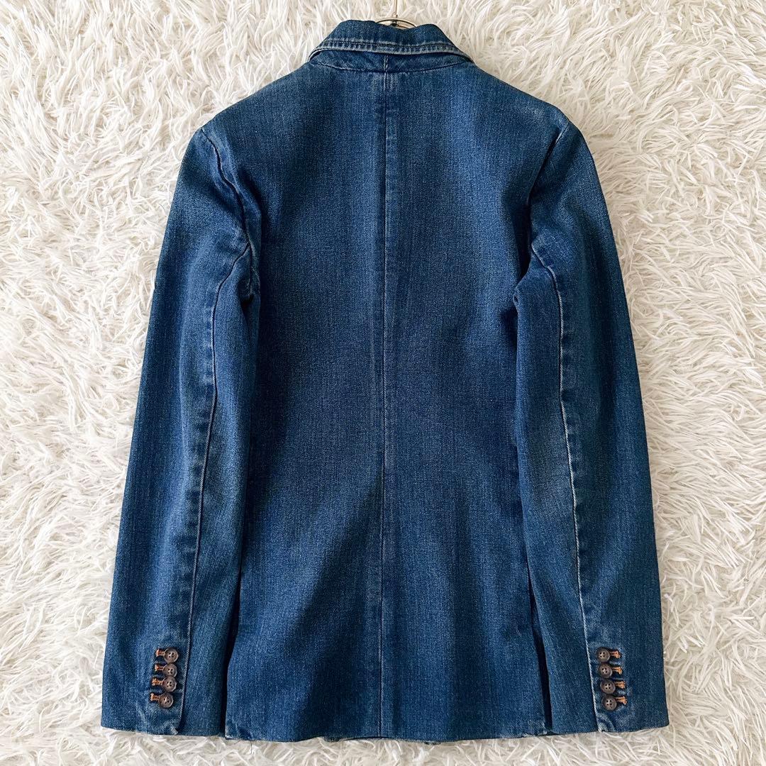 美品✨ポロバイラルフローレン ダブルブレストデニムブレザー 2023 QR付 6