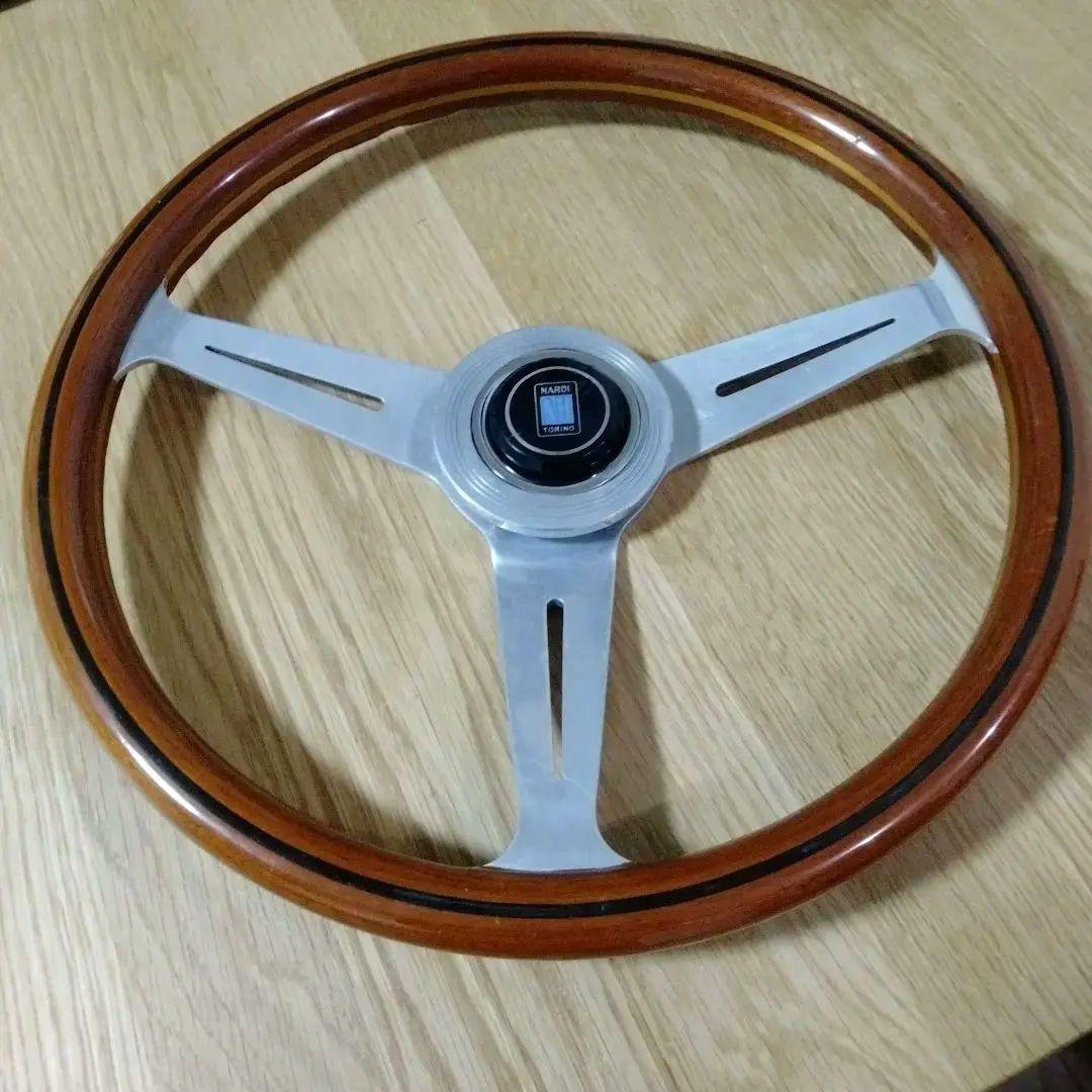 【80'S】NARDI ナルディ　クラシックウッド　ステアリングホイール　当時物