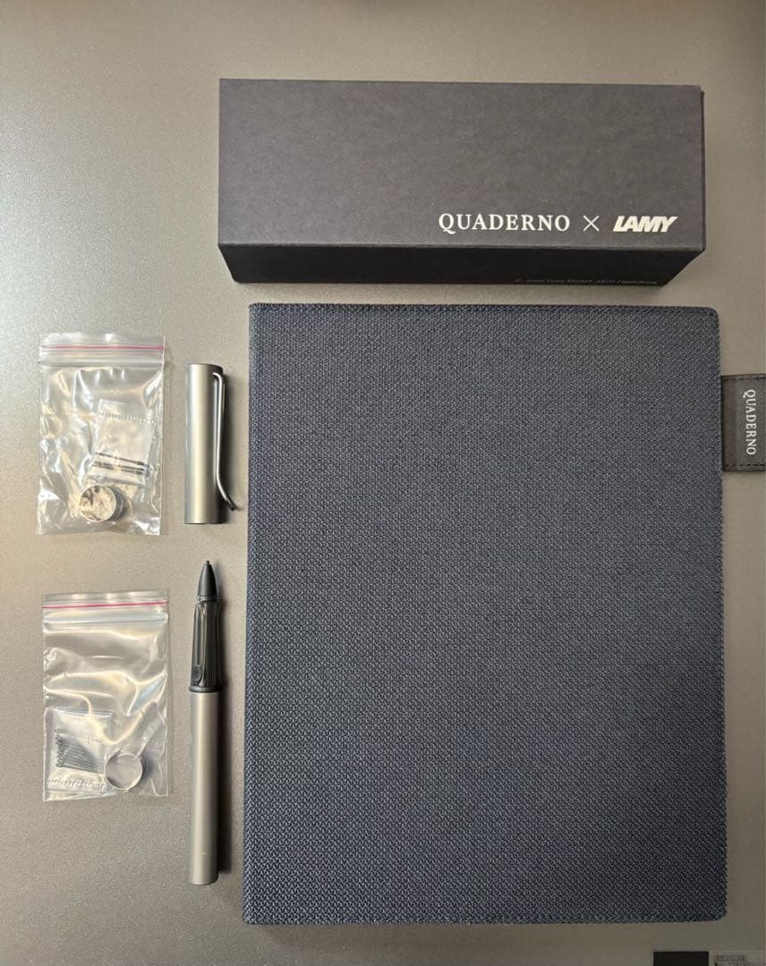 QUADERNO A5（GEN.3C）+カバー+ LAMYスタイラスペン+替芯