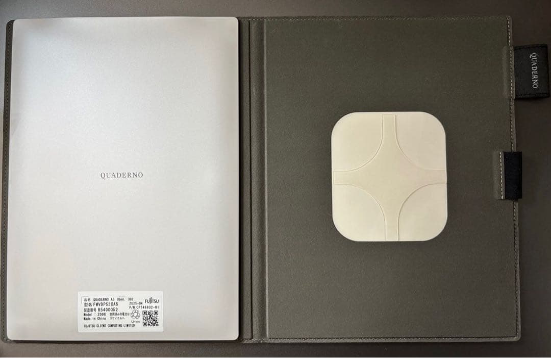 QUADERNO A5（GEN.3C）+カバー+ LAMYスタイラスペン+替芯