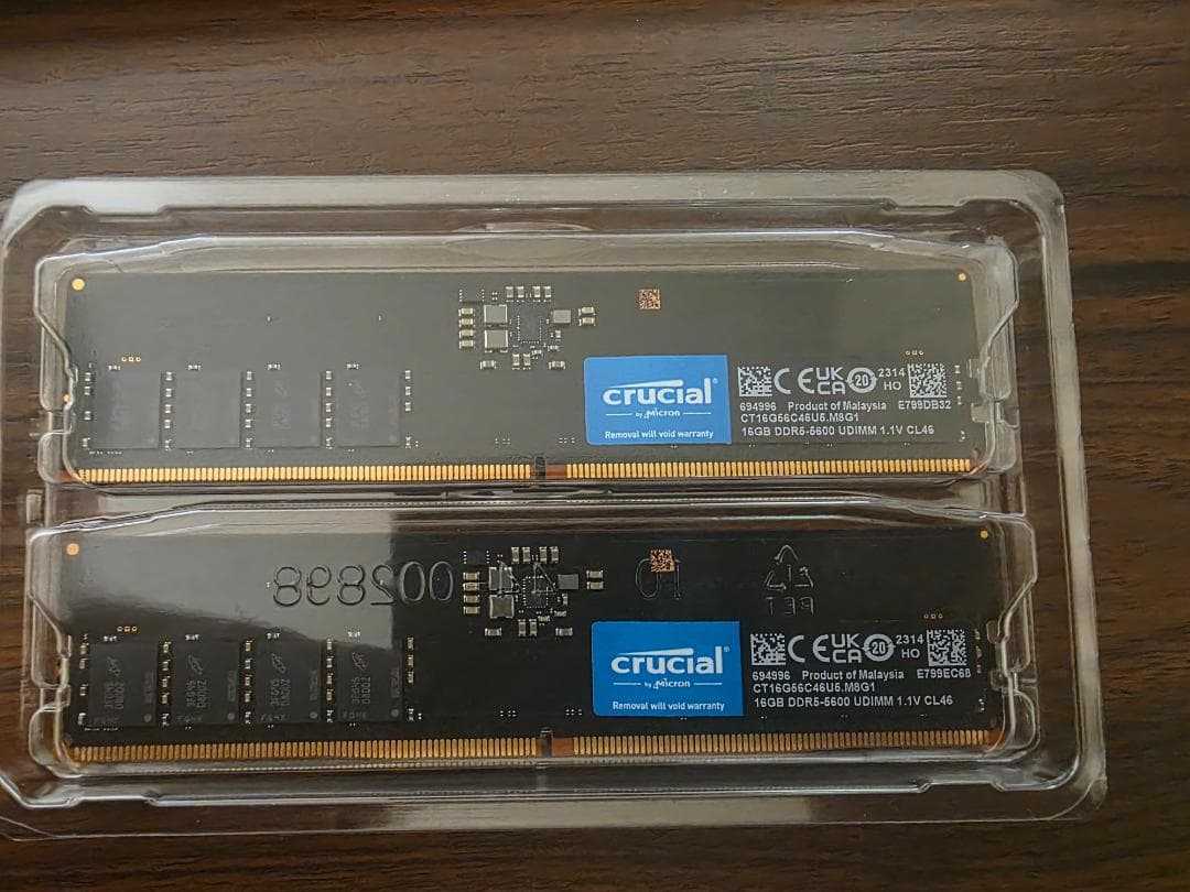 メモリー Crucial RAM 32GB (2x16GB) DDR5 5600MHz